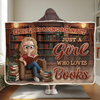 Custom Snuggle Blanket, Hoodie Blanket - Personalized Bookish Gifts For Book Lovers, Bookworms, Readers - Book Blanket Dreams