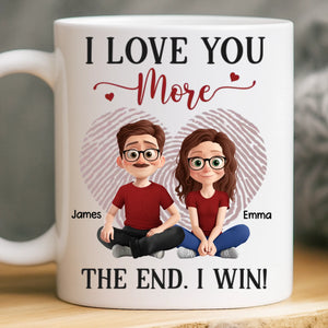 Custom Mug - Personalized Anniversary Wedding Gifts For Husband And Wife, Him And Her - Two Hearts One Story