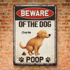 Custom Home Decor Metal Sign - Personalized Birthday Gifts For Dog Lovers, Dog Dad And Mom - Tail Wagging, Trap Set