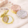 Custom Compact Mirror - Personalized Birthday Gifts For Mom, Daughter - Forever Connected By Love, Always