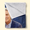 Custom Photo Blanket - Personalized Anniversary Wedding Gifts For Husband And Wife, Him And Her - Side By Side Feels Good