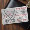 Custom Aluminum Wallet Card - Personalized Anniversary Wedding Gifts For Husband And Wife, Him And Her - Always Choosing You