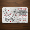 Custom Aluminum Wallet Card - Personalized Anniversary Wedding Gifts For Husband And Wife, Him And Her - Always Choosing You