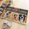 Custom 3D Inflated Effect Printed Home Decor Decorative Mat - Personalized Birthday Gifts For Dog Lovers, Dog Dad And Mom - Dogs Inside, Freedom On Standby