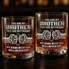 Custom Whiskey Glass - Personalized Birthday Gifts For Brother - Family By Chance, Brothers Forever