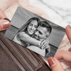Custom Photo Metal Wallet Card - Personalized Anniversary Wedding Gifts For Husband And Wife, Him And Her - You Make Everything Softer