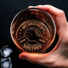 Custom Whiskey Glass - Personalized Birthday Gifts For Brother, Wine, Bourbon, Whiskey Lovers - Cheers To Brotherhood