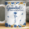 Custom Mug - Personalized Mother's Day Gifts For Mom, Grandma - A Lifetime Of Blooming Love