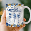 Custom Mug - Personalized Mother's Day Gifts For Mom, Grandma - A Lifetime Of Blooming Love