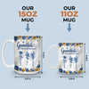 Custom Mug - Personalized Mother's Day Gifts For Mom, Grandma - A Lifetime Of Blooming Love