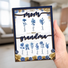 Custom 2-Layered Wooden Plaque - Personalized Mother's Day Gifts For Mom, Grandma - Timeless Love Blooms