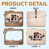 We're Watching You - Dog & Cat Personalized Custom Car Visor Clip - Gift For Pet Owners, Pet Lovers