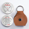 Custom Pocket Hug - Personalized Anniversary Wedding Gifts For Husband And Wife, Him And Her - Hearts Aligned Moving Forward