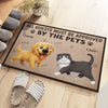 Custom Home Decor Decorative Mat - Personalized Birthday Gifts For Dog Cat Lovers, Dog Dad And Mom, Cat Owners - Fur Bosses Say Yes