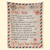 Custom Blanket - Personalized Anniversary Wedding Gifts For Husband And Wife, Him And Her - Together Feels Honest And True