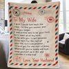 Custom Blanket - Personalized Anniversary Wedding Gifts For Husband And Wife, Him And Her - Together Feels Honest And True
