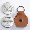 Custom Pocket Hug - Personalized Anniversary Wedding Gifts For Husband And Wife, Him And Her - Together Feels Calm And Right