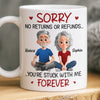 Custom Mug - Personalized Anniversary Wedding Gifts For Husband And Wife, Him And Her - Our Bond Holds Strong
