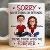 Custom Mug - Personalized Anniversary Wedding Gifts For Husband And Wife, Him And Her - Our Bond Holds Strong