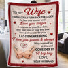 Custom Blanket - Personalized Anniversary Wedding Gifts For Husband And Wife, Him And Her - Side By Side Forever