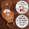 Custom Pocket Hug - Personalized Anniversary Wedding Gifts For Husband And Wife, Him And Her - Tiny Hug Endless Love