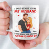Custom Mug - Personalized Anniversary Wedding Gifts For Husband And Wife, Him And Her - Married You, Smiling Daily