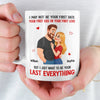Custom Mug - Personalized Anniversary Wedding Gifts For Husband And Wife, Him And Her - Congrats, I’m The Prize