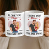 Custom Mug - Personalized Anniversary Wedding Gifts For Husband And Wife, Him And Her - I Won Your Heart
