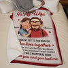 Custom Blanket - Personalized Anniversary Wedding Gifts For Husband And Wife, Him And Her - Our Hearts Choose Forward