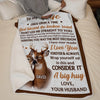 Custom Blanket - Personalized Anniversary Wedding Gifts For Husband And Wife, Him And Her - Love Grows In Quiet Ways
