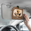 Custom Car Visor Clip - Personalized Birthday Gifts For Dog Lovers, Dog Dad And Mom - Always Come Back Home