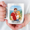 Custom Mug - Personalized Anniversary Wedding Gifts For Husband And Wife, Him And Her - Us Just Makes Sense