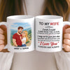 Custom Mug - Personalized Anniversary Wedding Gifts For Husband And Wife, Him And Her - Us Just Makes Sense