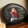 Custom Printed Rock - Personalized Anniversary Wedding Gifts For Husband And Wife, Him And Her - Love Built To Last