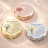 Custom Compact Mirror - Personalized Birthday Gifts For Daughter, Granddaughter - You Are My Pride And Joy