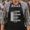 Custom Apron - Personalized Birthday Gifts For Dad, Grandpa - Legend In The Kitchen
