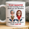 Custom Mug - Personalized Birthday Gifts For Mom, Dad, Daughter, Son - Family Makes Everything Better