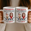Custom Mug - Personalized Birthday Gifts For Mom, Dad, Daughter, Son - Family Makes Everything Better