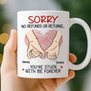 Custom Mug - Personalized Anniversary Wedding Gifts For Husband And Wife, Him And Her - My Forever Person