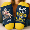 Custom Crew Socks - Personalized Retirement Gifts For Women, Men - No Deadlines, Just Good Vibes