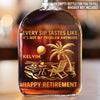 Custom Whiskey Bottle -Personalized Retirement Gifts For Women, Men - Cheers To New Beginnings