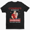 Custom Unisex T-shirt, Premium T-shirt, Hoodie - Personalized Anniversary Wedding Gifts For Husband And Wife, Him And Her - Lucky To Be Loved By You
