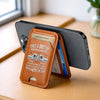 Custom Magnetic Wallet For iPhone - Personalized Birthday Gifts For Brother - Brothers By Blood Always