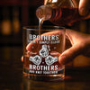 Custom Whiskey Glass - Personalized Birthday Gifts For Brother - Side By Side Brothers
