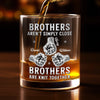 Custom Whiskey Glass - Personalized Birthday Gifts For Brother - Side By Side Brothers