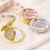 Custom Compact Mirror - Personalized Birthday Gifts For Daughter, Granddaughter - Daughter Is My Greatest Gift