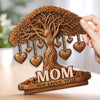 Custom 2-Layered Wooden Plaque - Personalized Mother's Day Birthday Gifts For Mom, Grandma - Love That Branches Forever