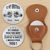 Custom Pocket Hug - Personalized Birthday Gifts For Brother - Brothers Built By Shared Moments