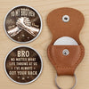 Custom Pocket Hug - Personalized Birthday Gifts For Brother - Brothers Stand Without Fear