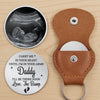 Custom Photo Pocket Hug - Personalized Baby Shower, Gifts For New Moms, New Dads, New Parents - I Feel Your Love Already